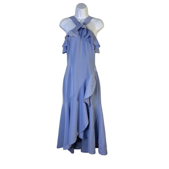Keepsake The Label Woman’s Illusion Midi Gown in‎ Cornflower Blue SZ S - Picture 2 of 10